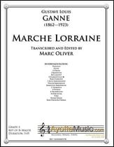 Marche Lorraine Concert Band sheet music cover